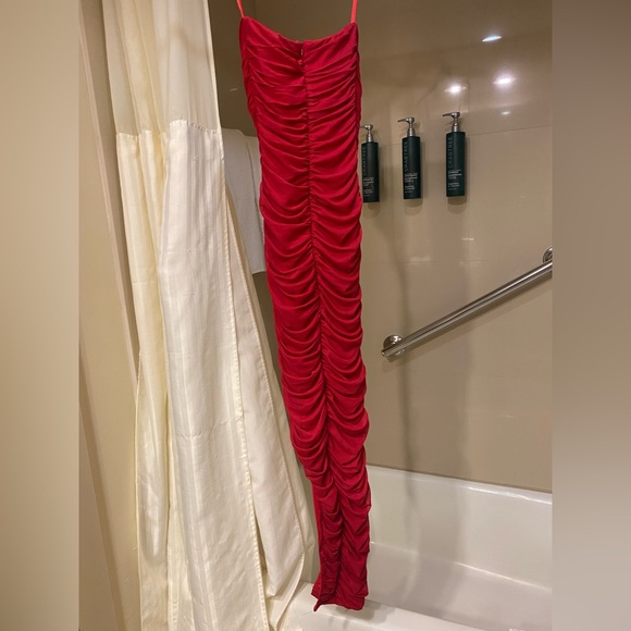 BABYBOO FASHION DEMI MADI DRESS RED XS - Picture 5 of 9